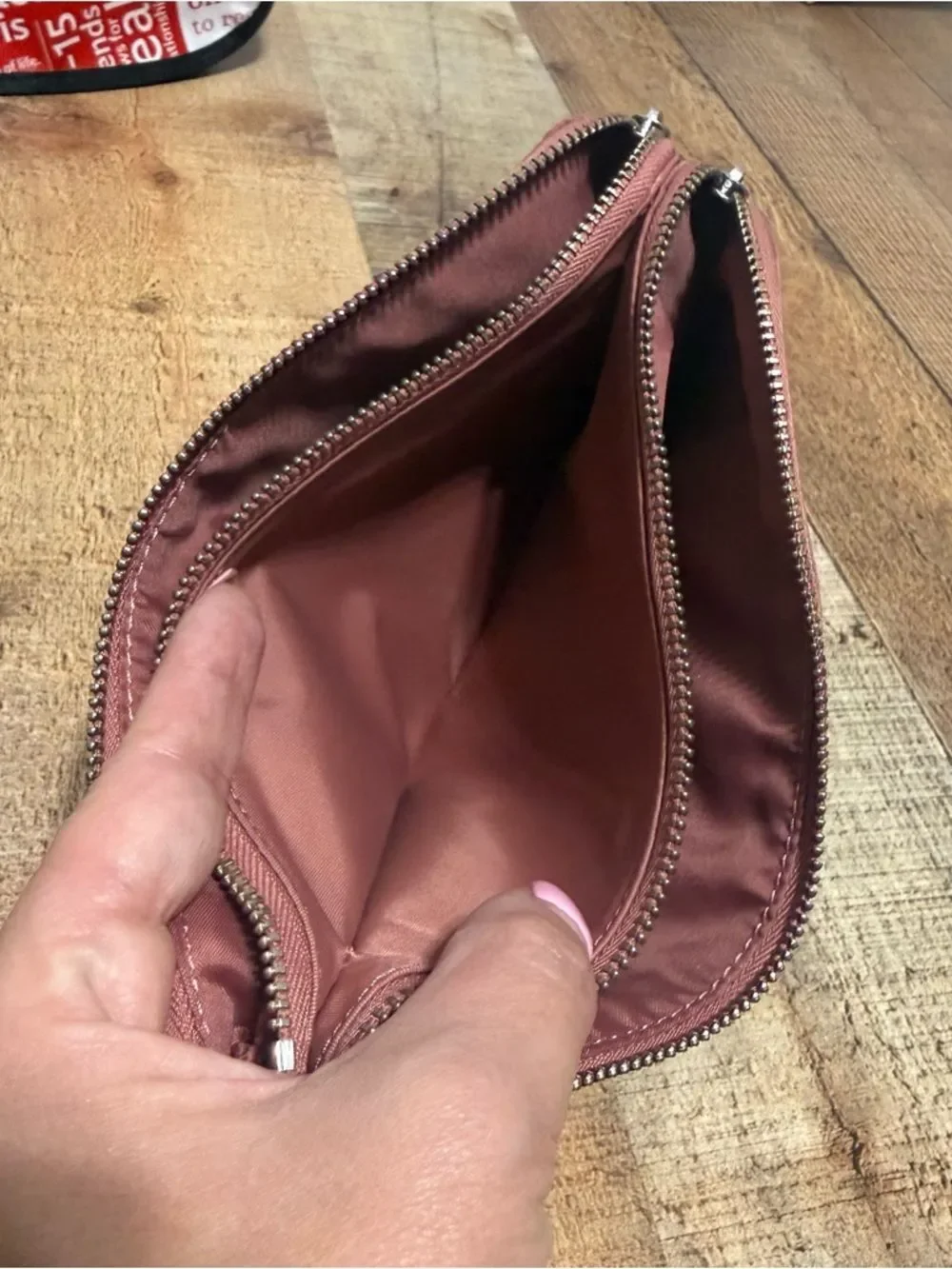 Lululemon Curved Wristlet Brier Rose